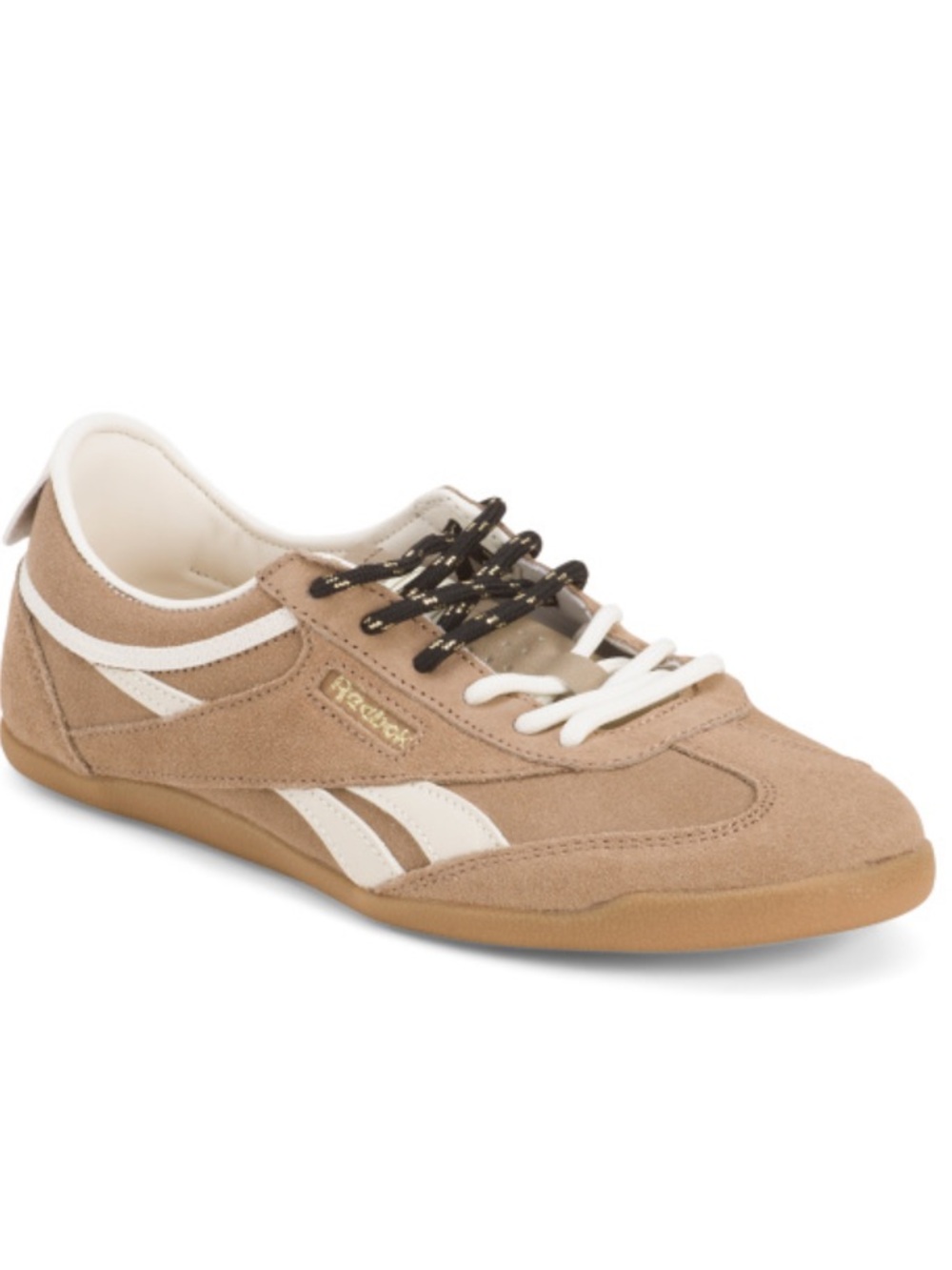 Reebok Suede Sneaker with White Detail